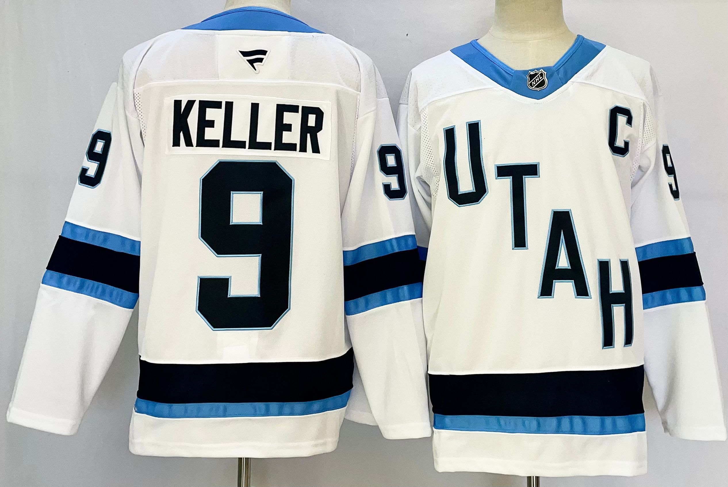 Men Utah Hockey Club #9 Keller White 2025 Home Premier Player NHL Jersey style 1